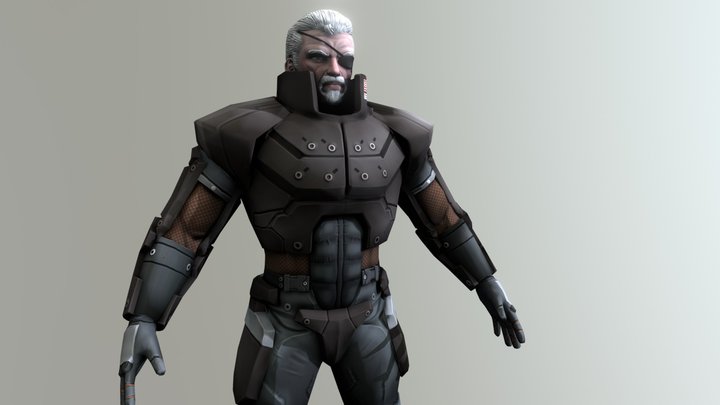 Solidus Snake 3D Model