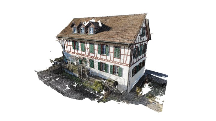 Ehemaliges Schulhaus im Limmattal von 1834 3D Model