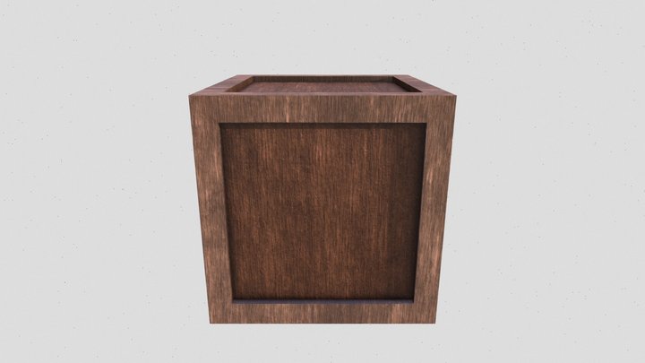 Crate 3D Model