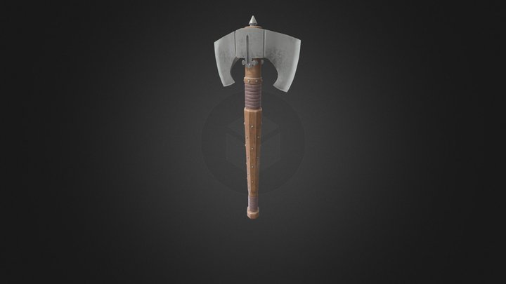 Viking Axe 3D Model