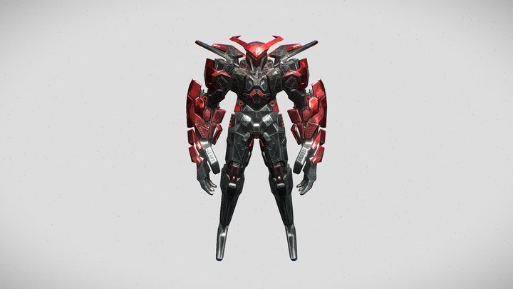 VORTEX-RED 3D Model
