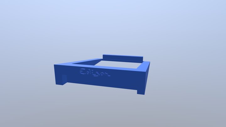 Dock Edison Tinkercad3 3D Model
