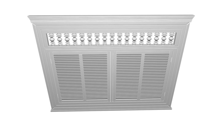 Stylish window-Arabic 3D Model