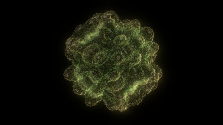 UXRZONE free pointcloud fractal Sphere – Kostenloses 3D-Modell STL