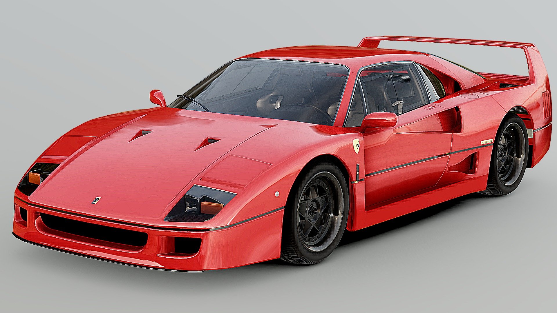 Ferrari F40 - Download Free 3D model by WARENTERTAINMENT 