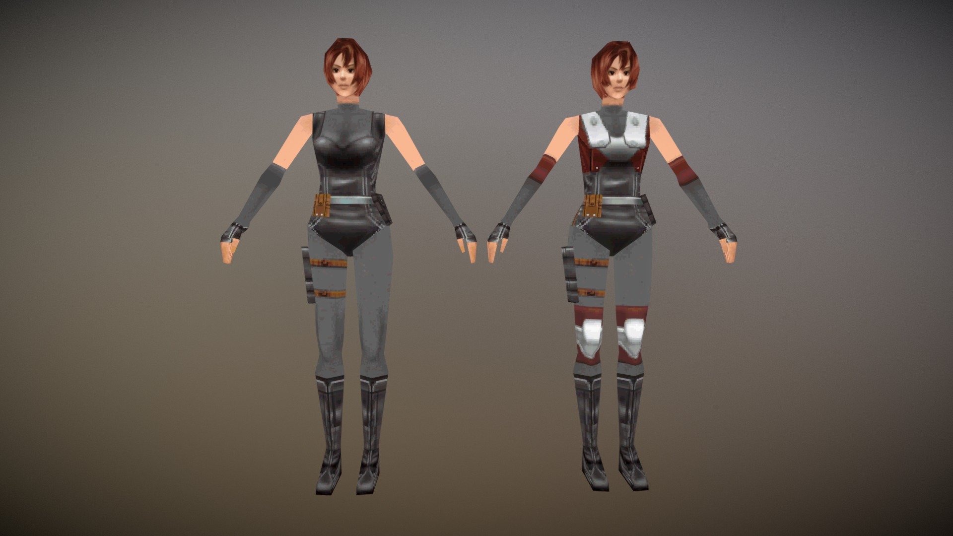 Regina from Dino Crisis 2 - Download Free 3D model by Nerd_Sp 