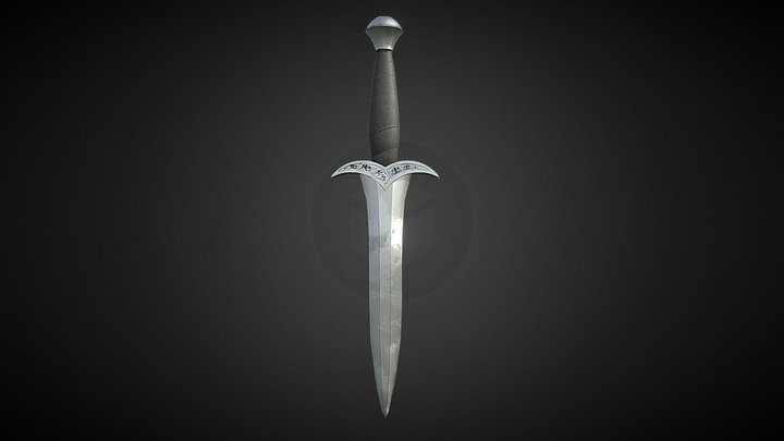 Dagger Low poly 3D Model