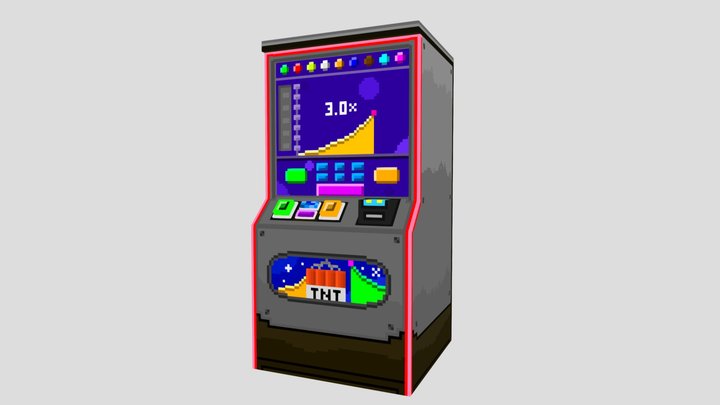 Casino machine (Minecraft item) 3D Model