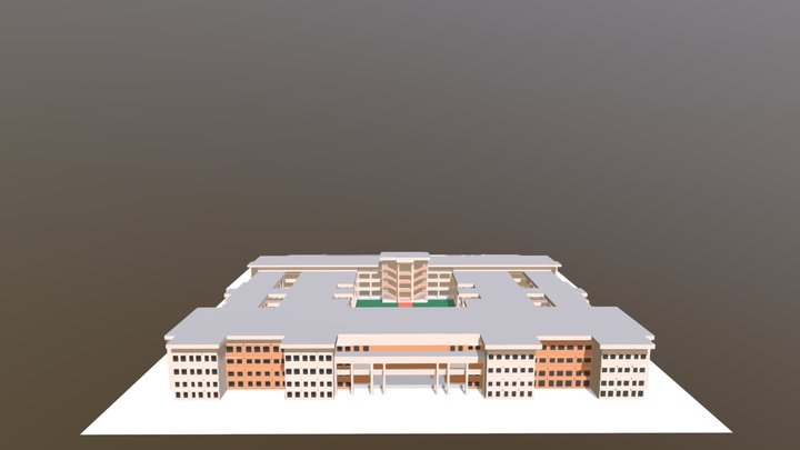 GEC Palakkad Kerala India 3D Model