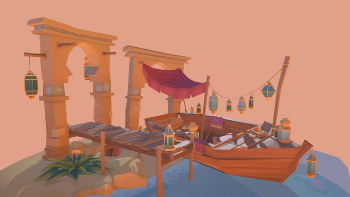 Scheherazade's Arabian Nights Bundle DS 3D Figure Assets 3D Models pamawo