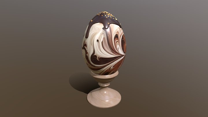 Easter Egg 2024 - Marbled Chocolate