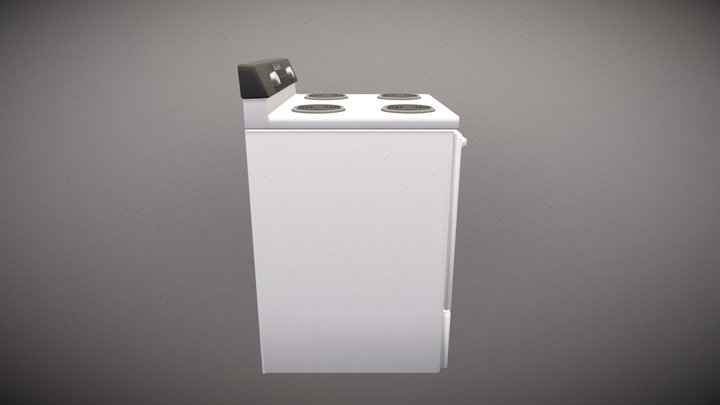 Oven Stove-Top 3D Model