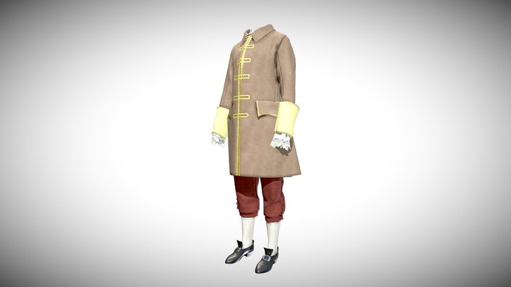 Man's #2 costume from a traditional engraving