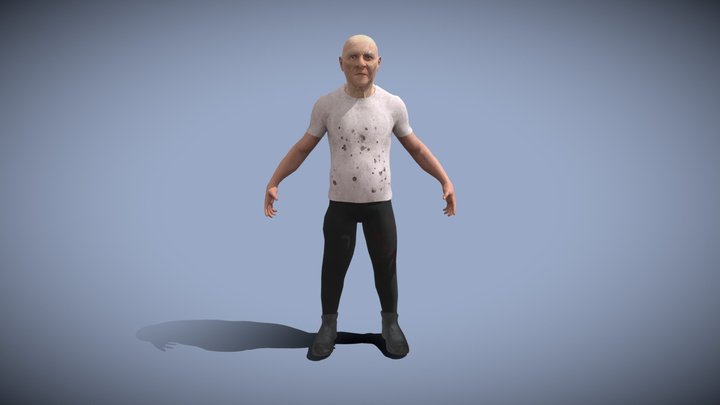 Anthony hopkins full character 16k triangles 3D Model
