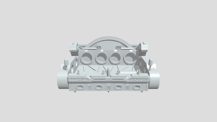 Arcade game machine 3D Model