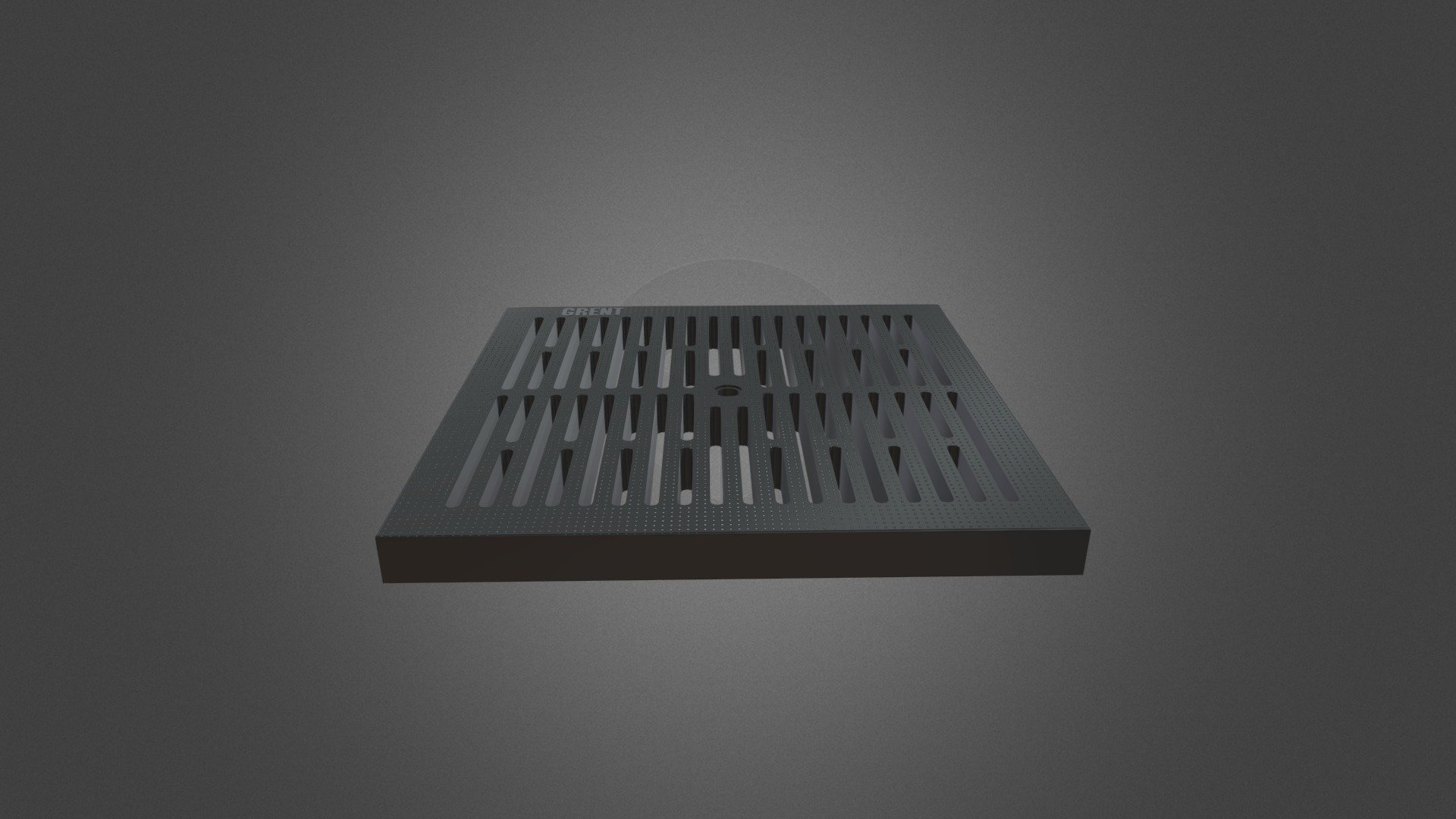 Решетка пластиковая GRENT Plas T 300х300 А15 - 3D model by grent-2 ...