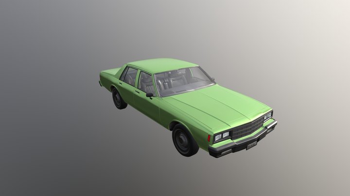 Real Car 4 3D Model
