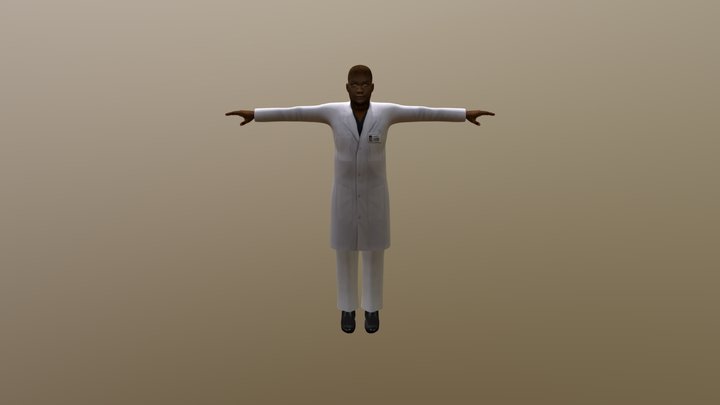 Male Doctor 3 3D Model