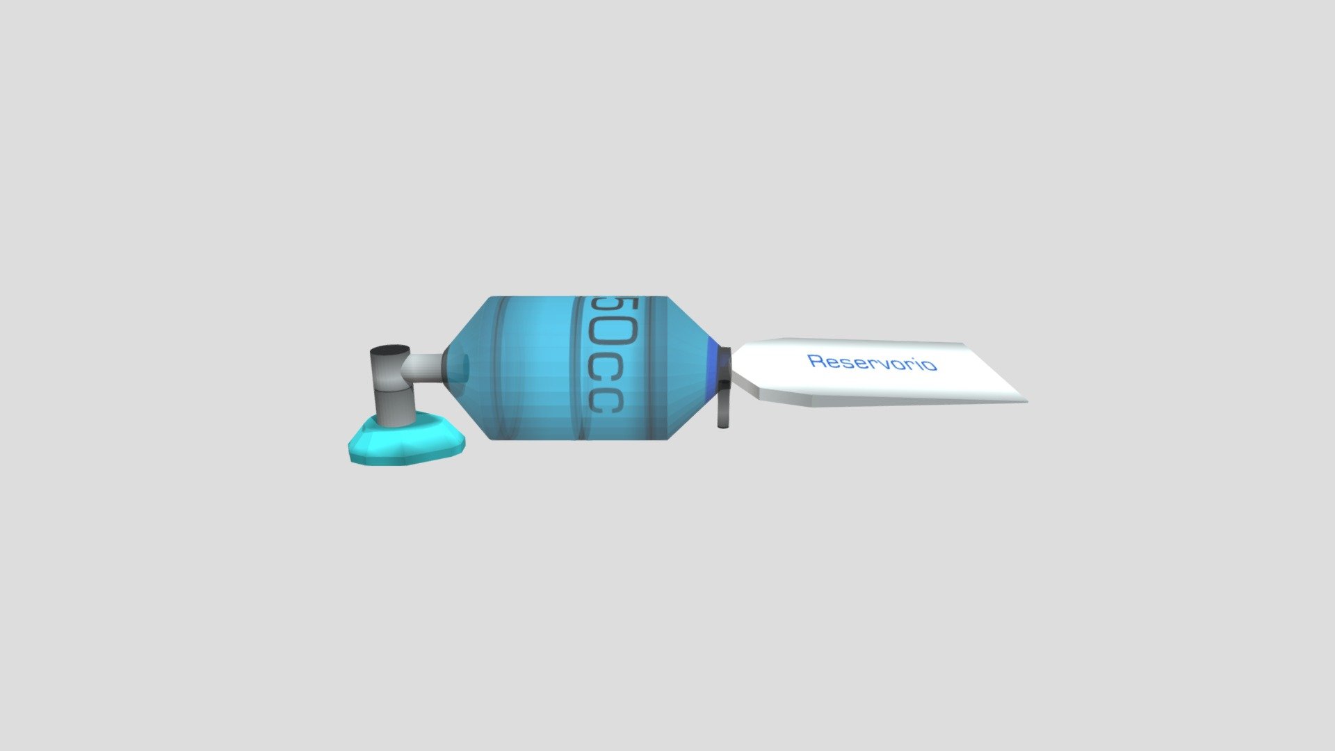 AMBU (Ambulatory Manual Breathing Unit) 250cc Download Free 3D model