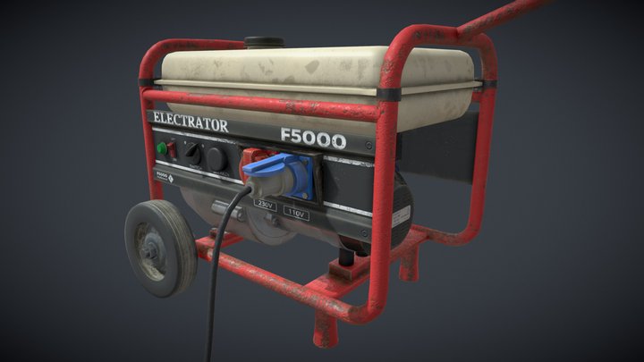 Electricity Generator 3D Model
