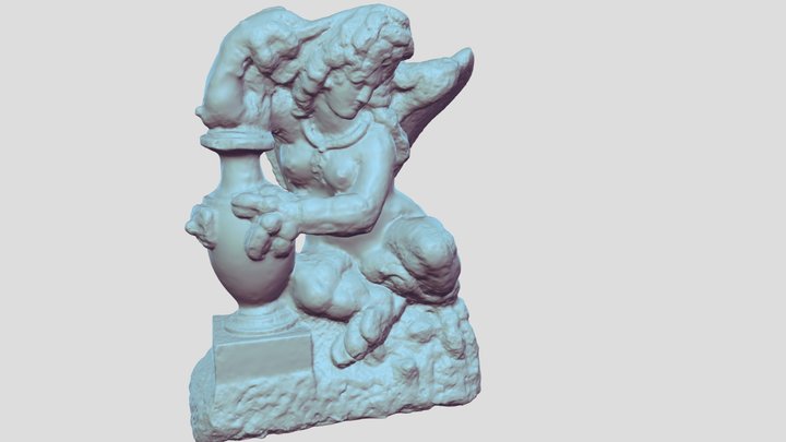 Harpy-Sphinx Mykonos 3D Model