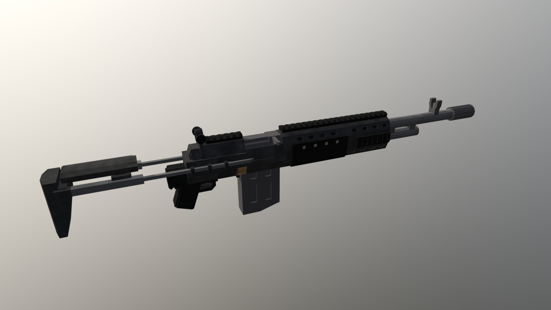 Mk14 Enhanced Battle Rifle - 3D model by PUBGMC [de217cf] - Sketchfab