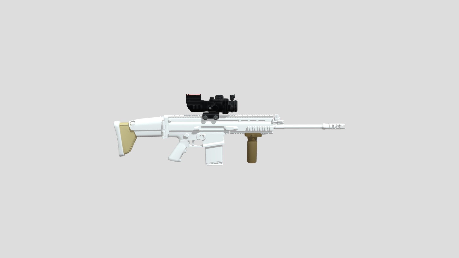 FN-SCAR - Low Poly - 3D model by Proerrror35 [de21c95] - Sketchfab