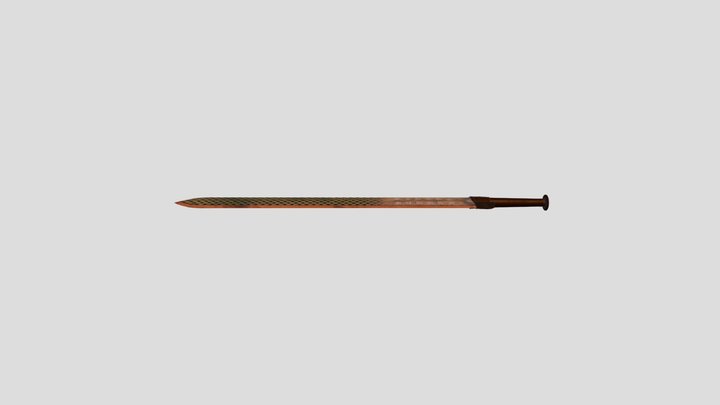Chinese Sword 3D Model