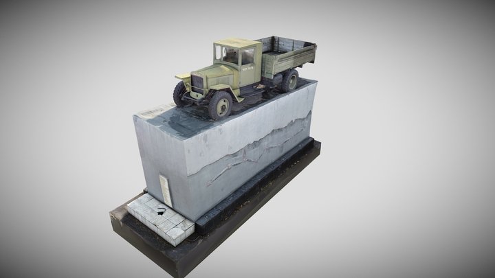 ZIS-5B 3D Model