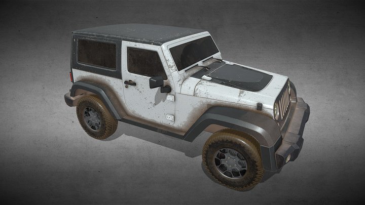Jeep Rubicom 3D Model
