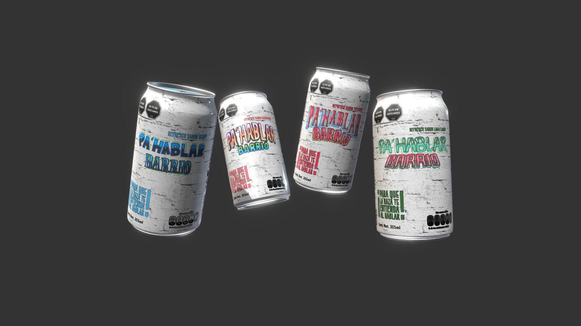 Pa' Hablar Barrio soda presentation