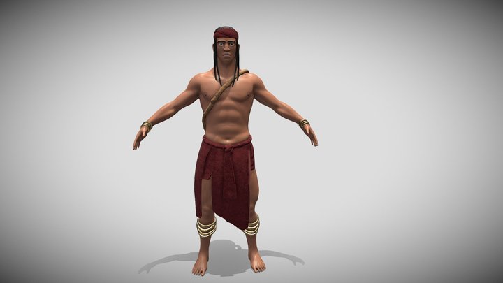 Filipino Tribesman Game Resolution (W.I.P) 3D Model
