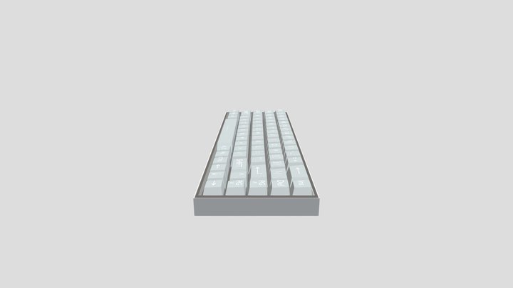 Gaming Keyboard 68% 3D Model