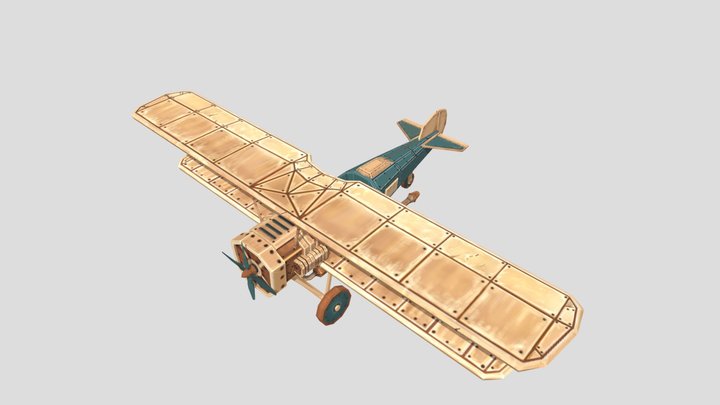 Bi- Plane 3D Model