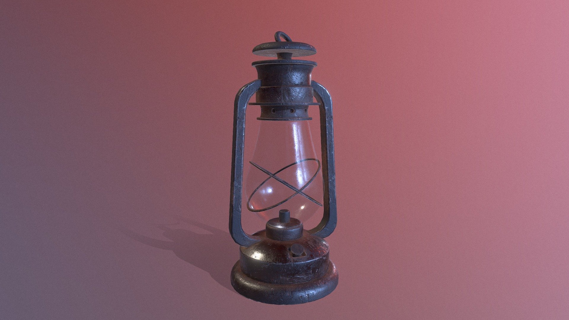 Oil Lantern Buy Royalty Free 3D model by Harold P. de Boer