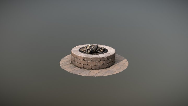 Gas Firepit (photoscanned) 3D Model