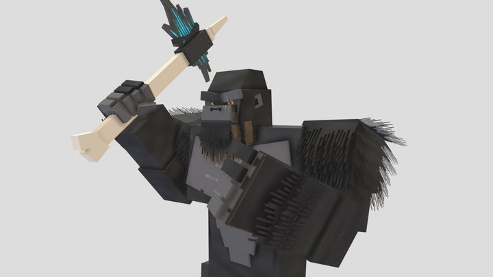 King kong blockbench  Minecraft 3D Model