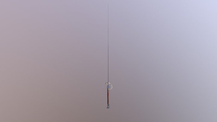 Steel Estoc Re-Texture 3D Model