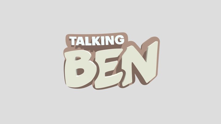 Talking Ben Logo 3D Model