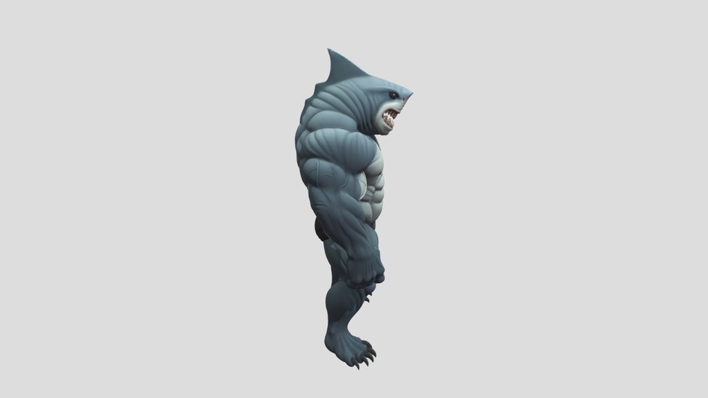 Shark Man3d Model