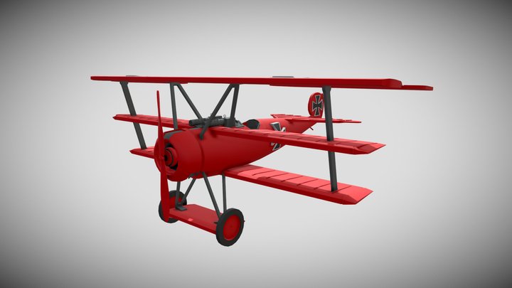 The Red Baron 3D Model