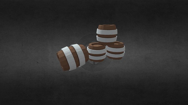 Barrels 3D Model