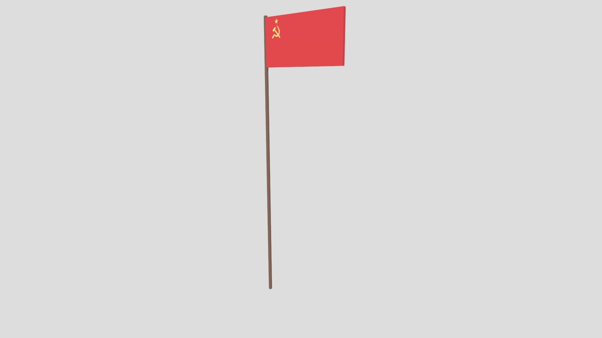 Soviet Flag - Download Free 3D model by United4192 (@United4192) [de2bcff]