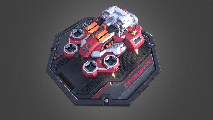 Dronehive 3D Model