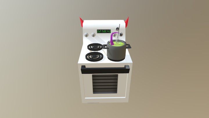 Monster Kitchen 3D Model