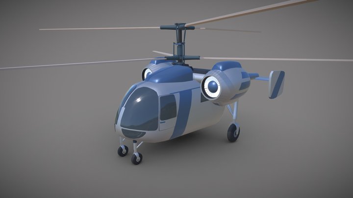[XYZSchool] HW_Detailing_Helicopter_КА-26 3D Model