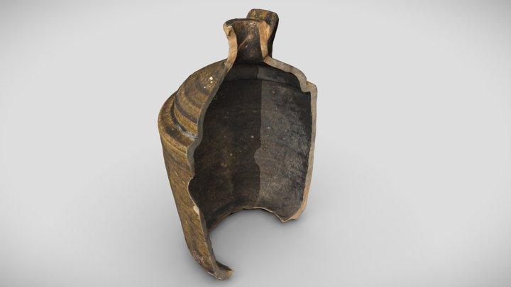 Edgefield Pottery Collection 82 - Bisected Jug 3D Model