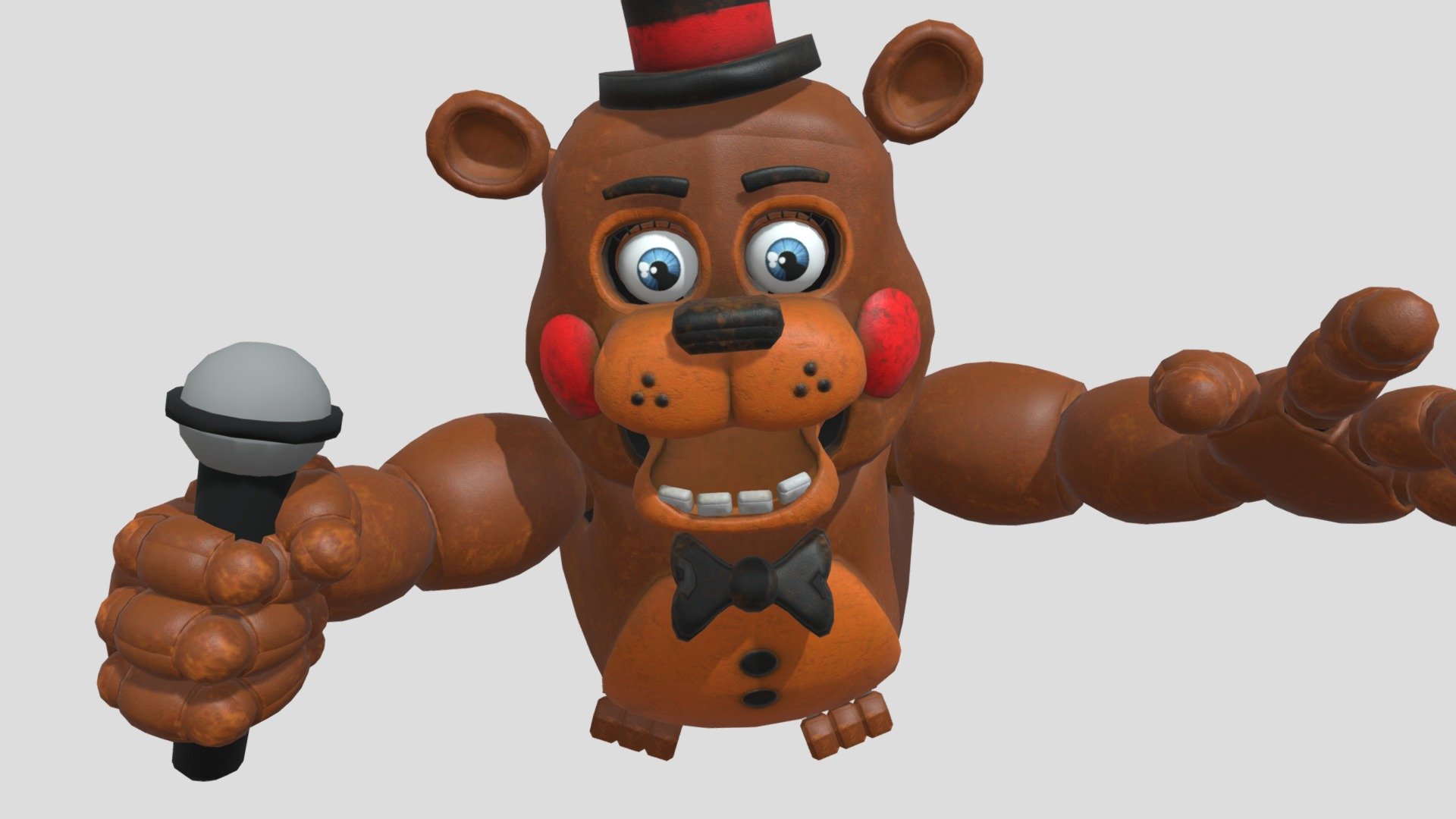 FNAF Help Wanted | Toy Freddy Recolor - Download Free 3D model by ...