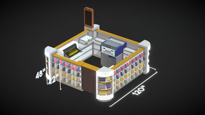 Kiosko 3D Model