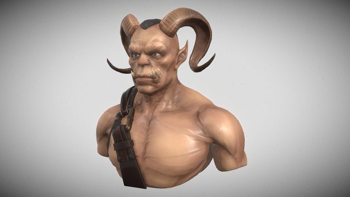 Blind Justice 3D Model